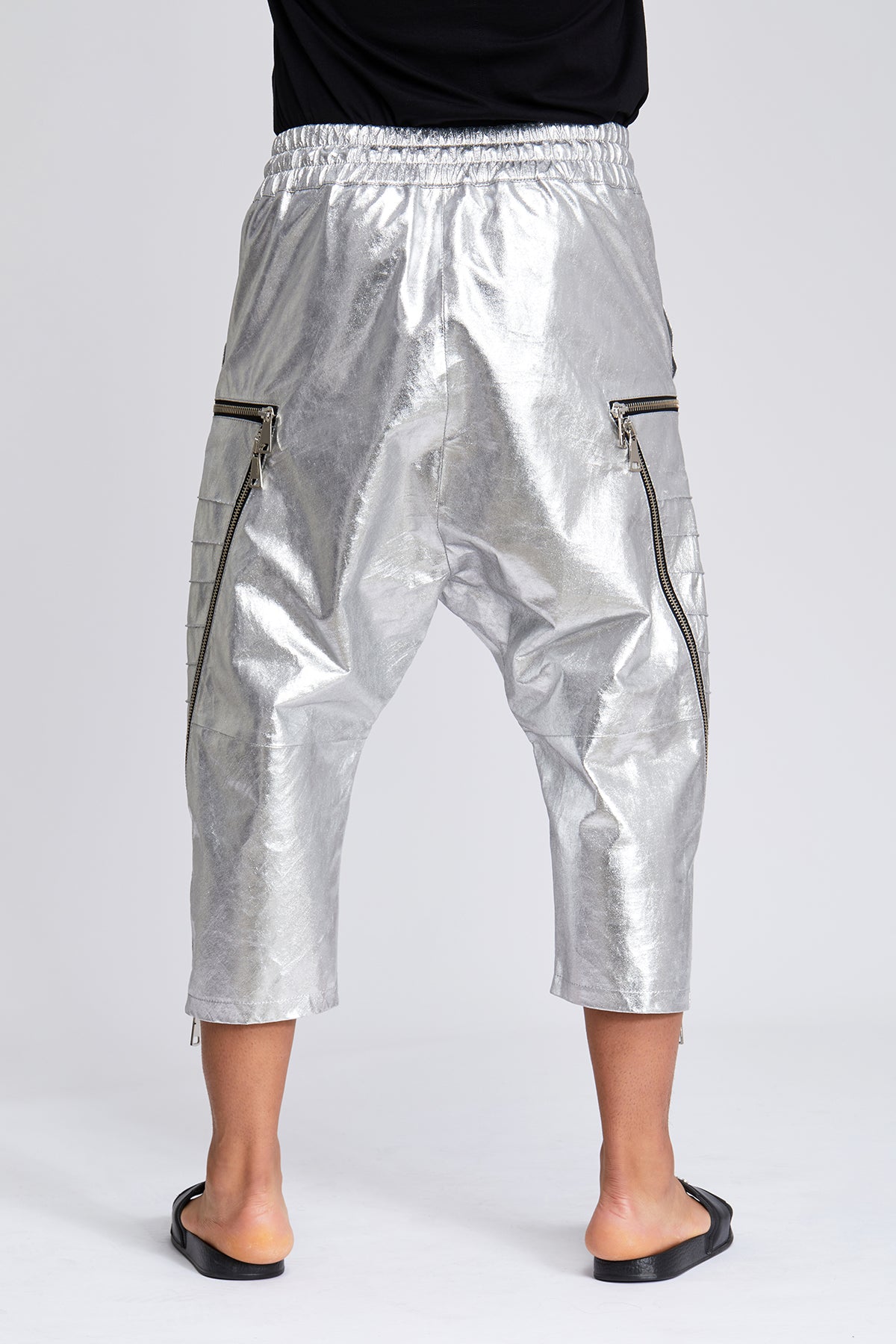 Suvi NYC Men's capri leather pants. Real Turkish leather. Lambskin. Soft. luxurious, high-end pants