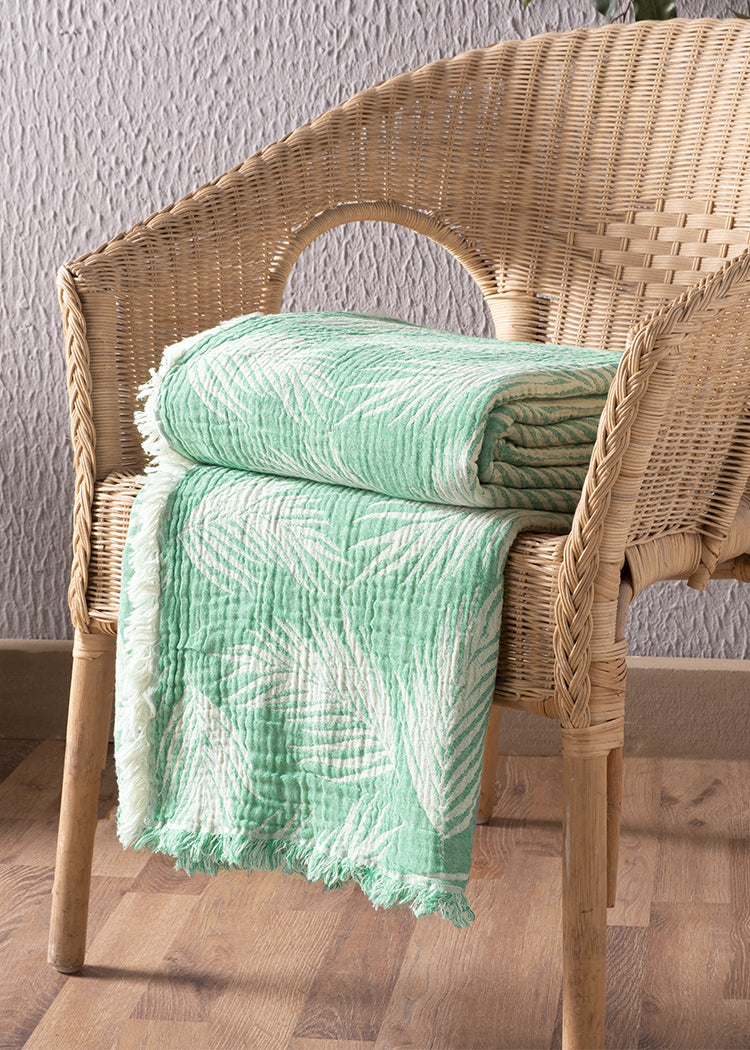 Suvi NYC Throw Blanket, 100 % Quality Turkish Cotton, Lightweight Super Soft Warm Blanket Bed Couch, All Seasons, 86X90 Queen Size