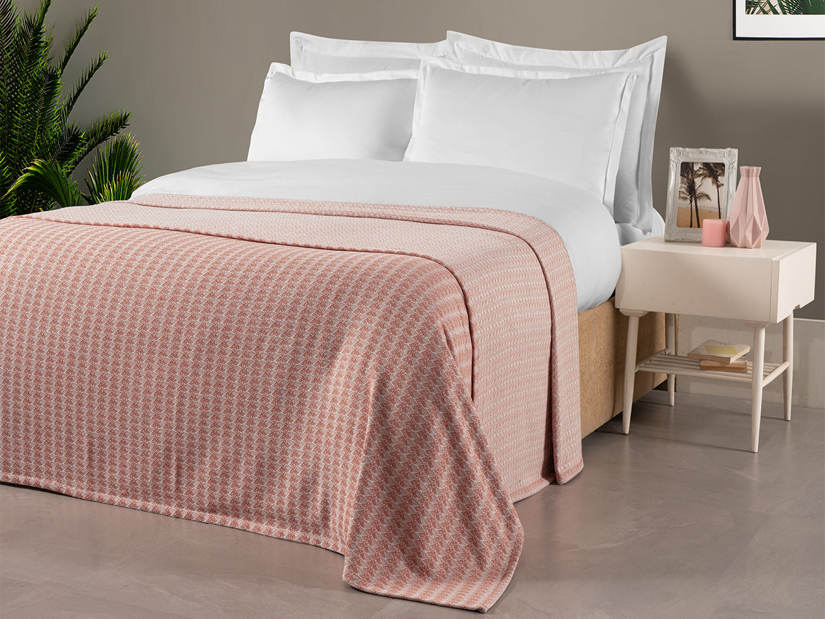 Suvi NYC Throw Blanket, 100 % Quality Turkish Cotton, Lightweight Super Soft Warm Blanket Bed Couch, All Seasons, 78X90 Queen Size