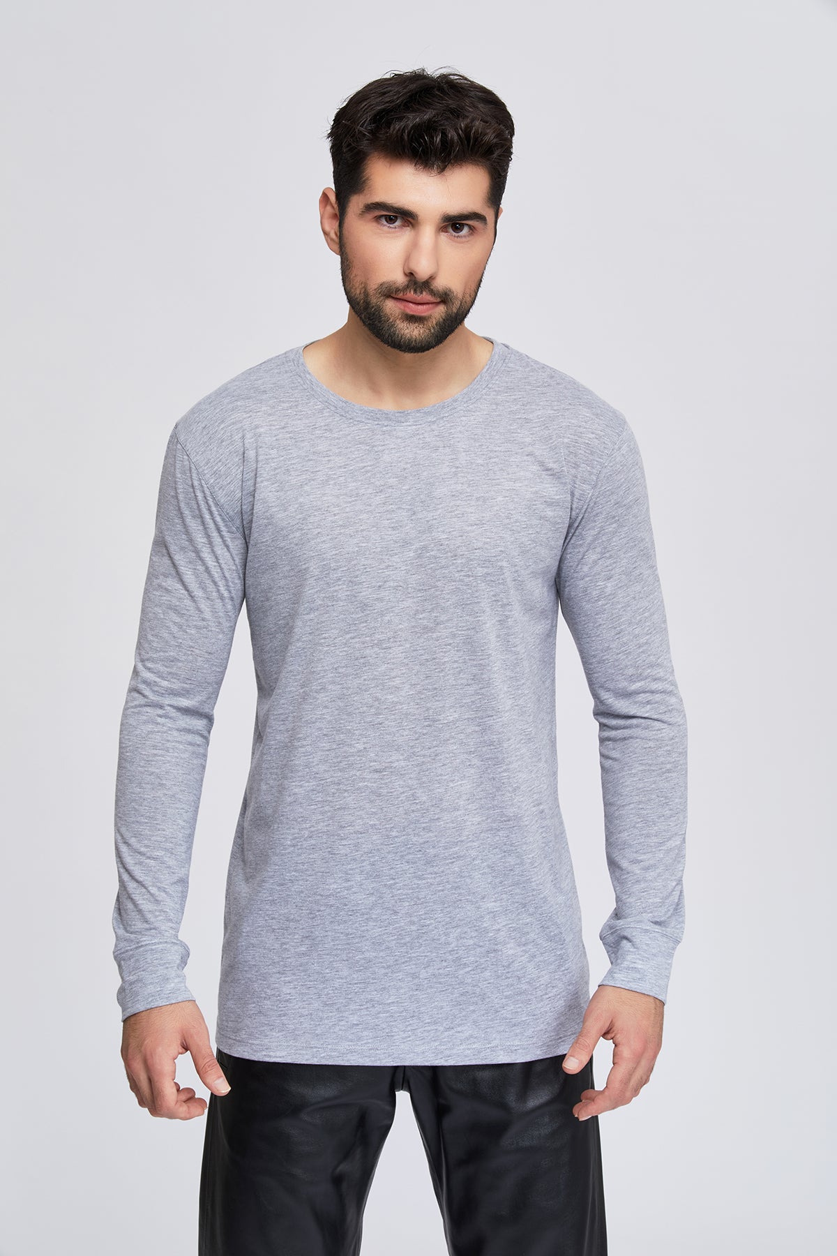 Men's long sleeve t-shirts 100 % great quality Turkish Pima cotton preshrunk. Winter, cold weather essentials. Preshrunk.