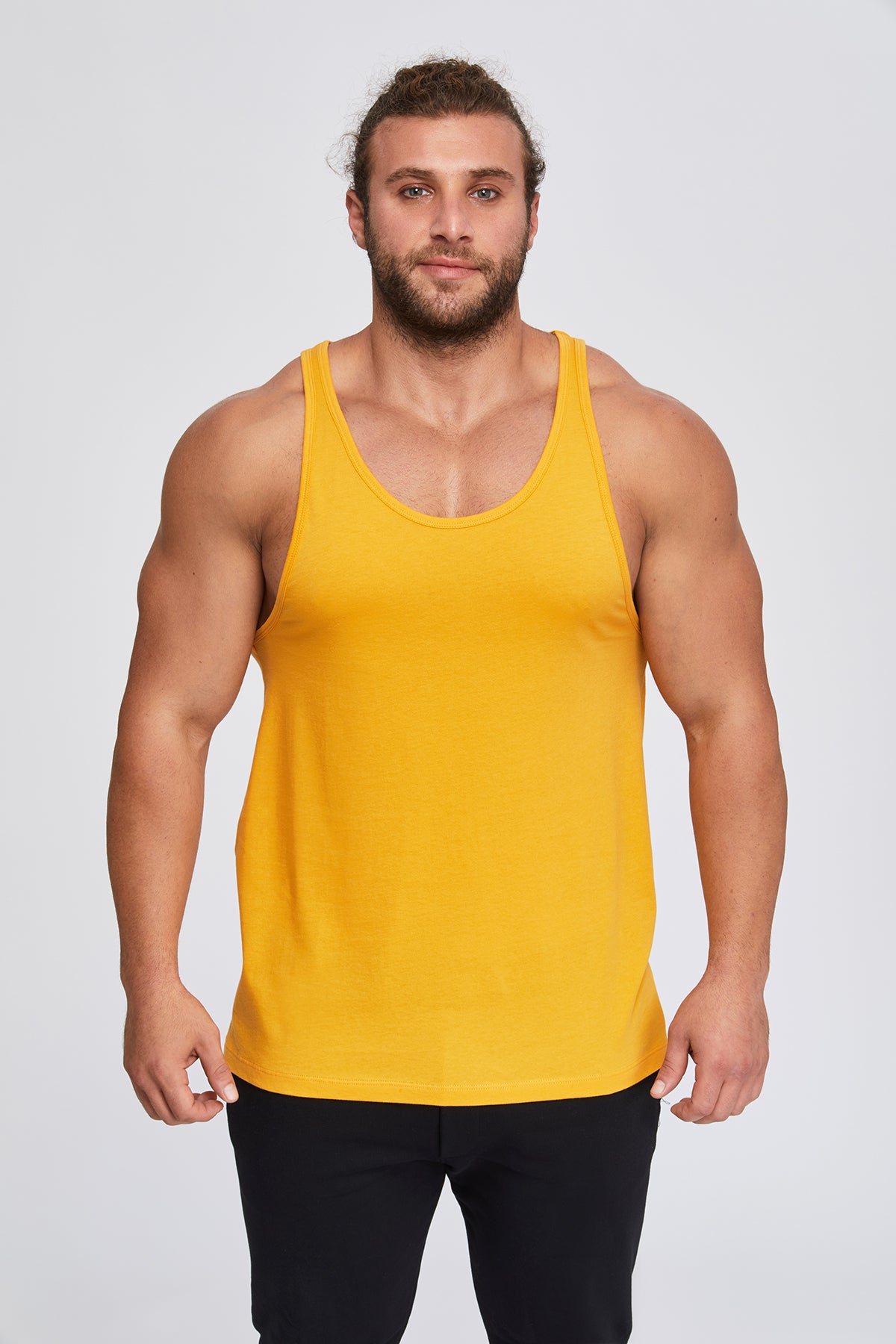 Men's tank tops. 100 % Turkish Pima cotton. Great quality. Preshrunk. Work Out. Sports. Gym. Yoga. Tank Tops.