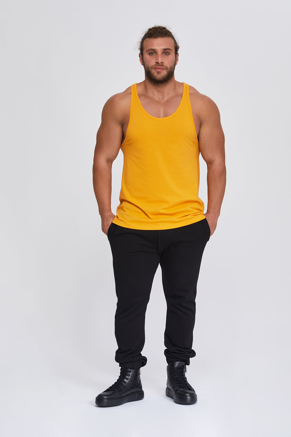 Men's tank tops. 100 % Turkish Pima cotton. Great quality. Preshrunk. Work Out. Sports. Gym. Yoga. Tank Tops.