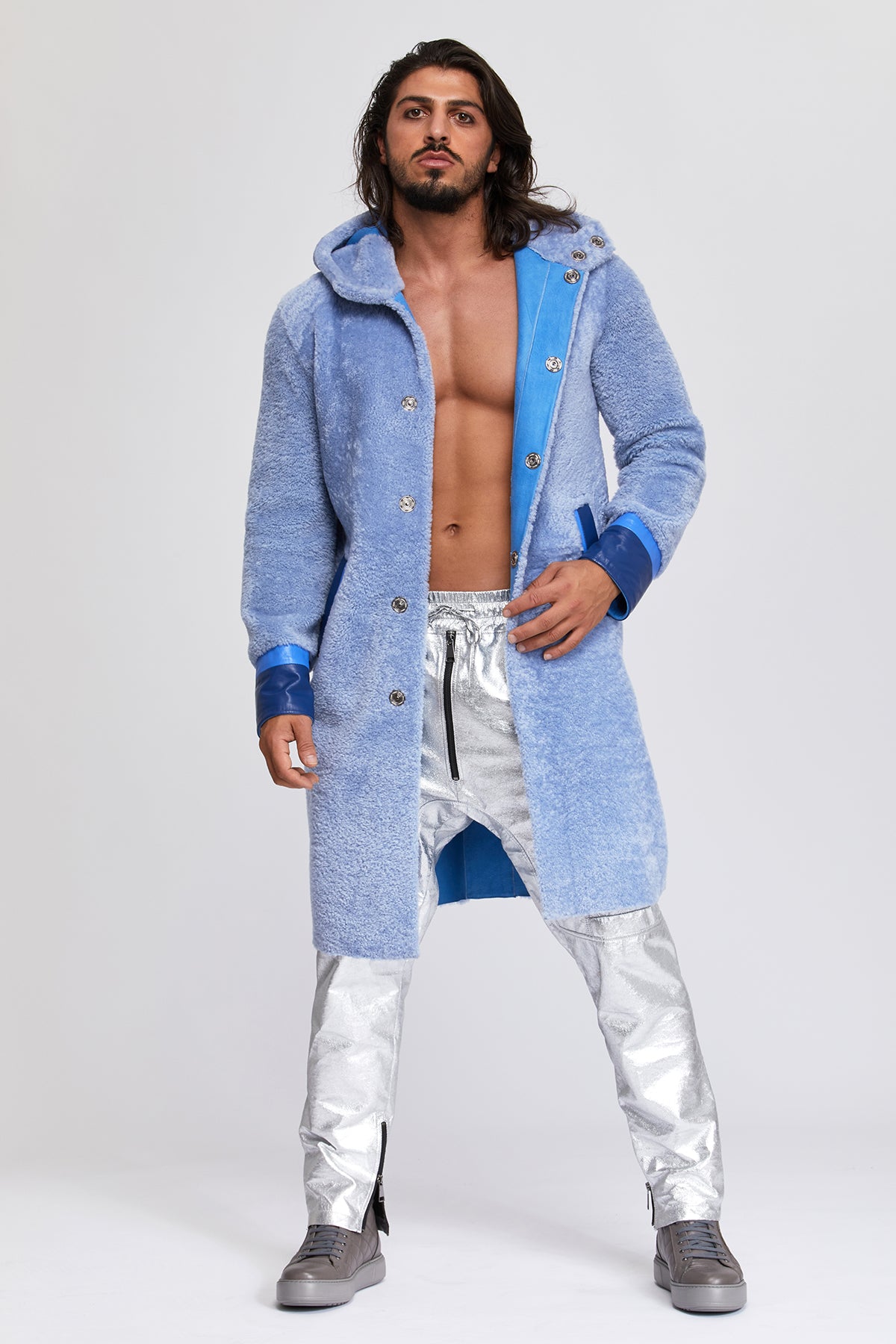 Men's shearlings winter overcoats. 100 % Turkish Sheepskin. Winter essentials in great design. Luxurious shearlings for men.