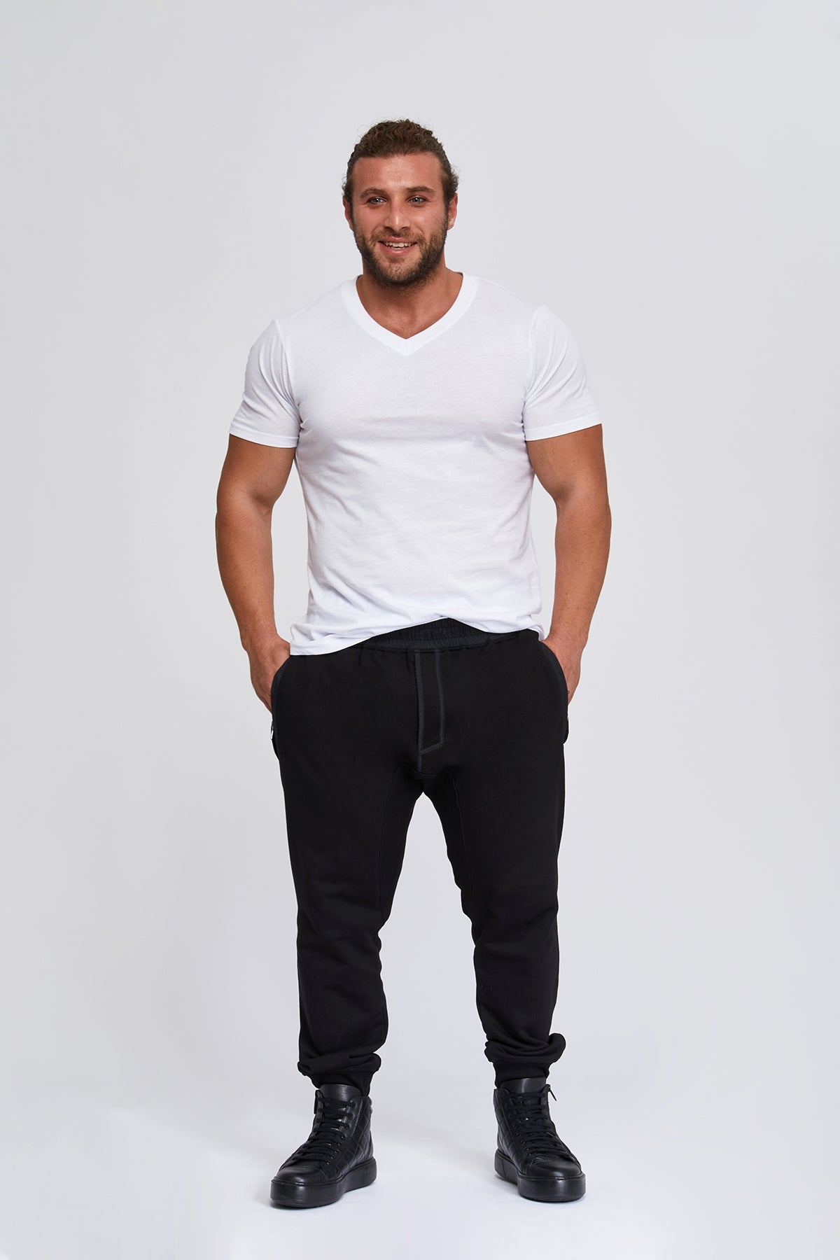 Men's contemporary V-Neck t-shirts. 100 % Great Quality Turkish Pima cotton. Luxurious, stylish. HUGE WINTER SALE.