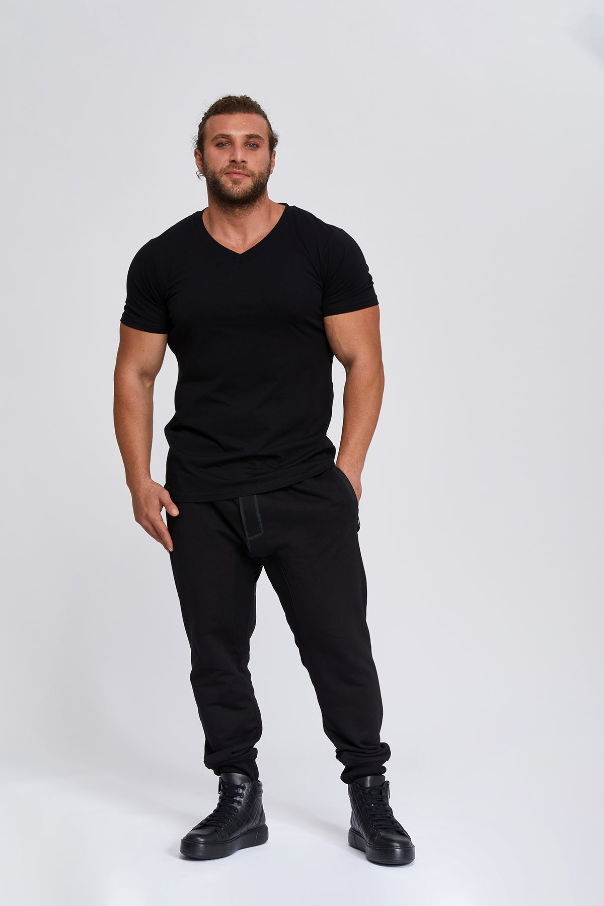 Men's contemporary V-Neck t-shirts. 100 % Great Quality Turkish Pima cotton. Luxurious, stylish. HUGE WINTER SALE.