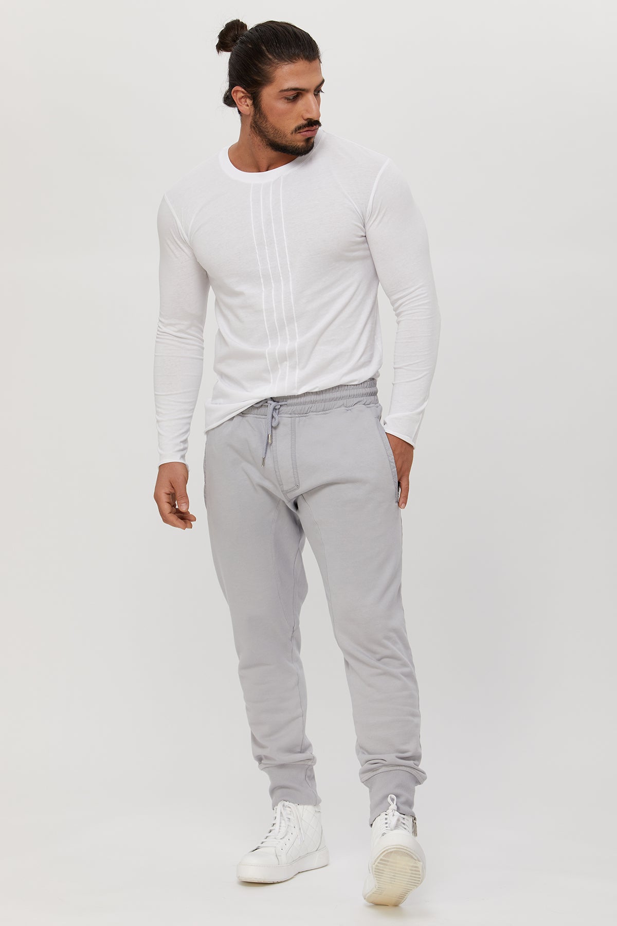 Men's sweatpants - active fleece joggers. 100 % great quality Turkish Pima cotton preshrunk. Zippered pockets. Sports. Gym ,Yoga, Fitness.