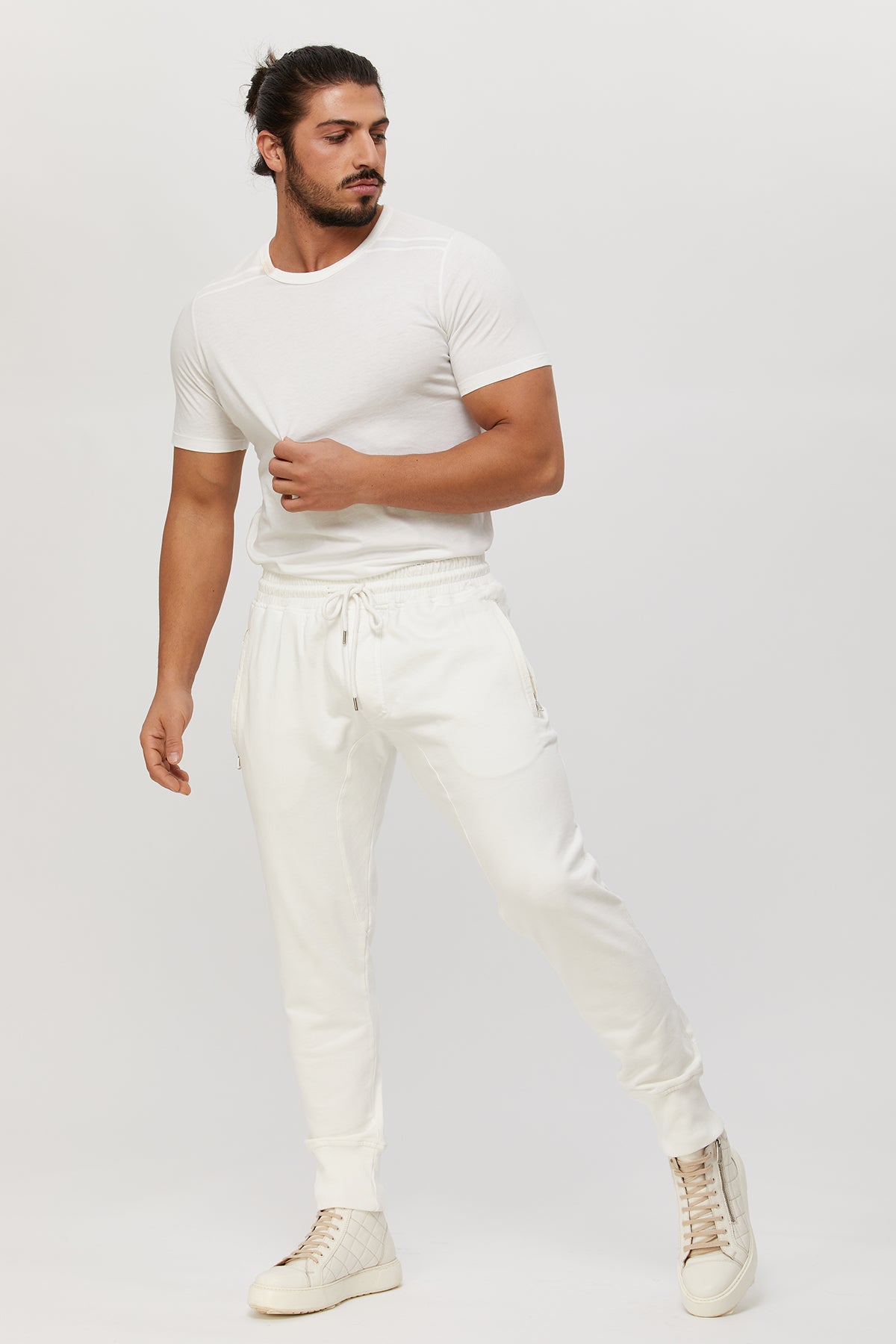 Men's sweatpants - active fleece joggers. 100 % great quality Turkish Pima cotton preshrunk. Zippered pockets. Sports. Gym ,Yoga, Fitness.