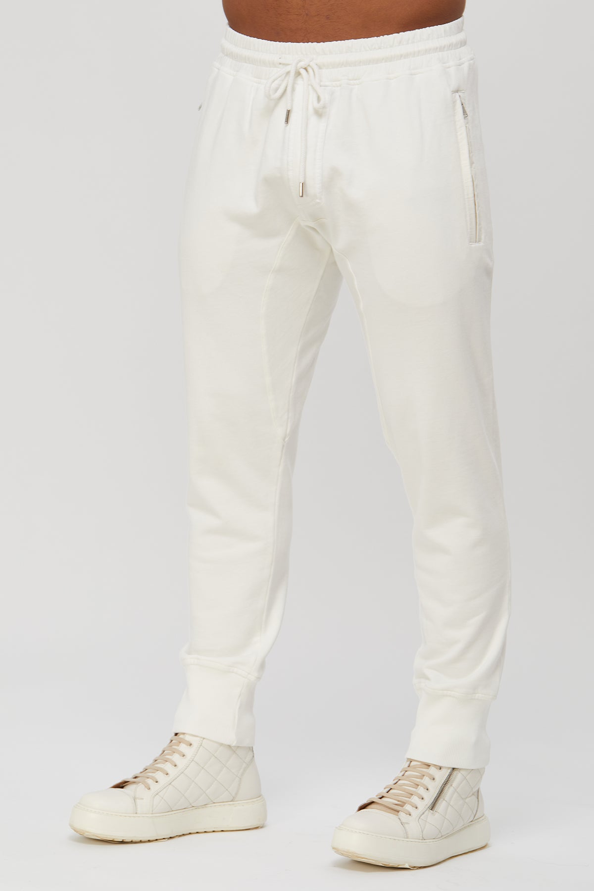 Men's sweatpants - active fleece joggers. 100 % great quality Turkish Pima cotton preshrunk. Zippered pockets. Sports. Gym ,Yoga, Fitness.
