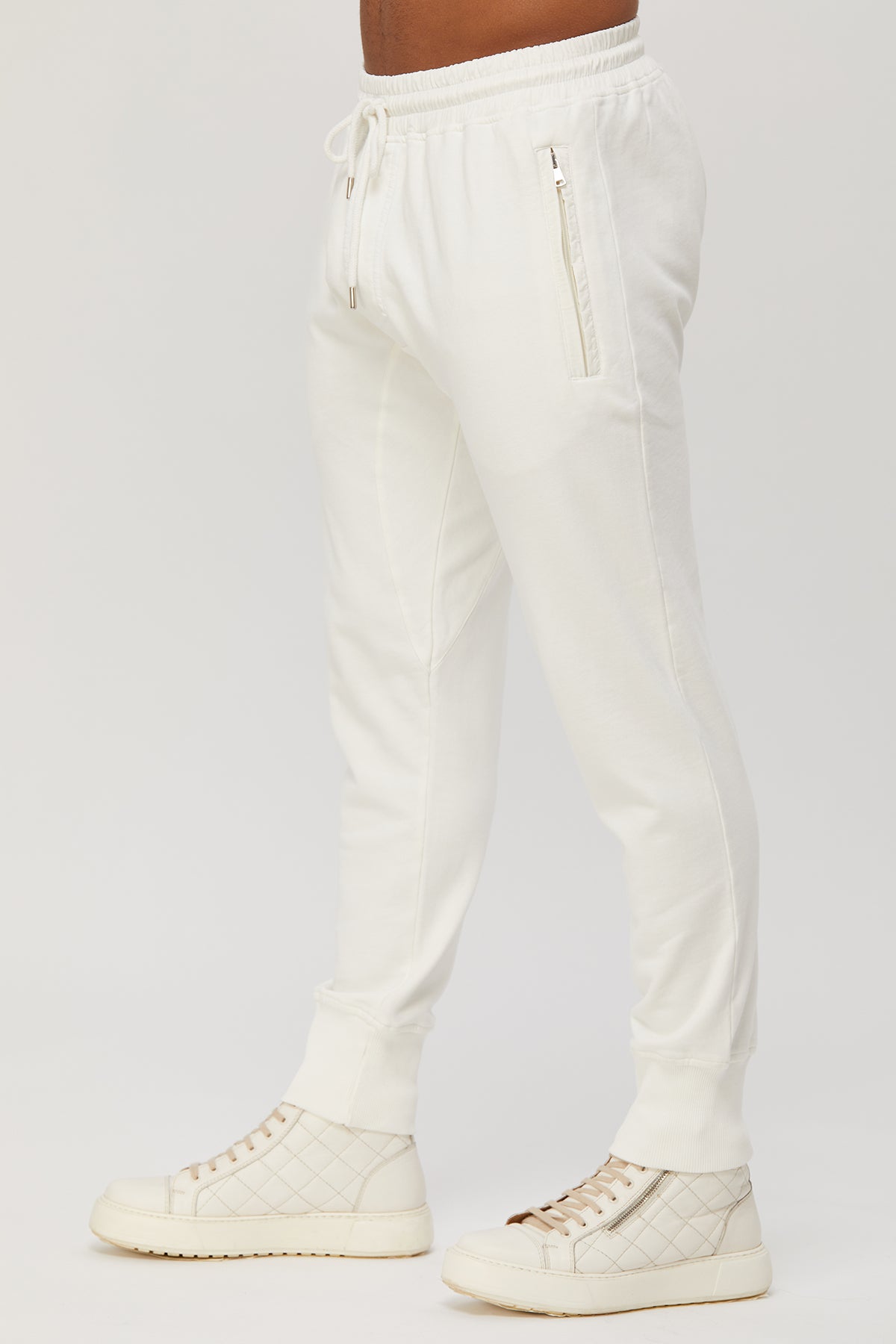 Men's sweatpants - active fleece joggers. 100 % great quality Turkish Pima cotton preshrunk. Zippered pockets. Sports. Gym ,Yoga, Fitness.