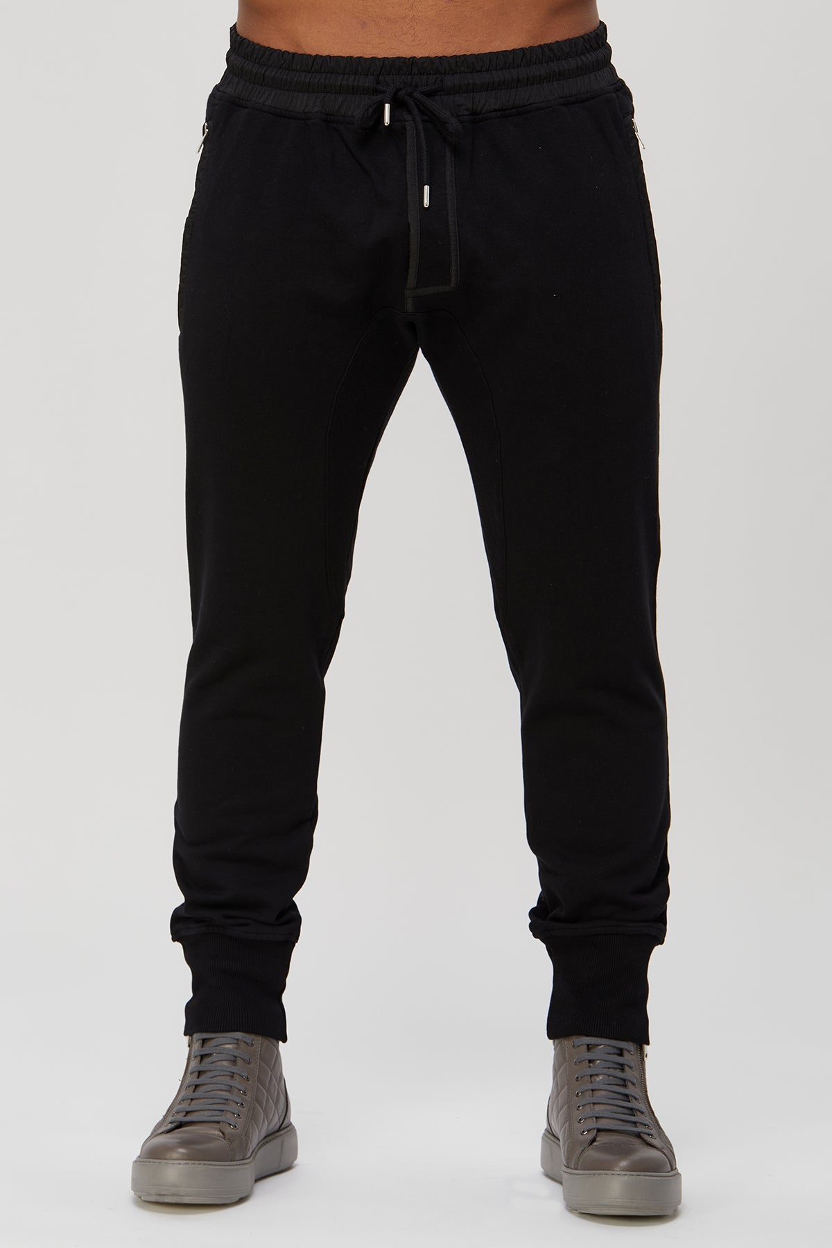 Men's sweatpants - active fleece joggers. 100 % great quality Turkish Pima cotton preshrunk. Zippered pockets. Sports. Gym ,Yoga, Fitness.