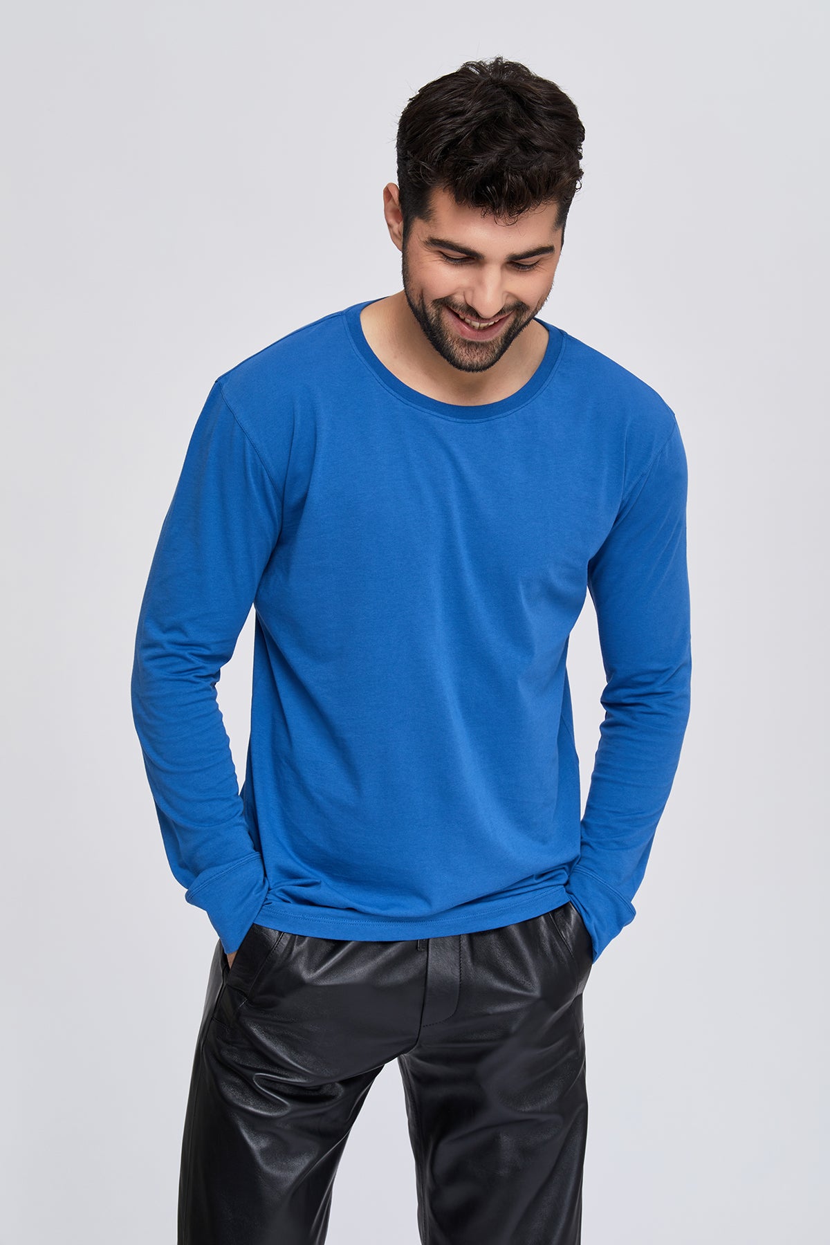 Men's long sleeve t-shirts 100 % great quality Turkish Pima cotton preshrunk. Winter, cold weather essentials. Preshrunk.