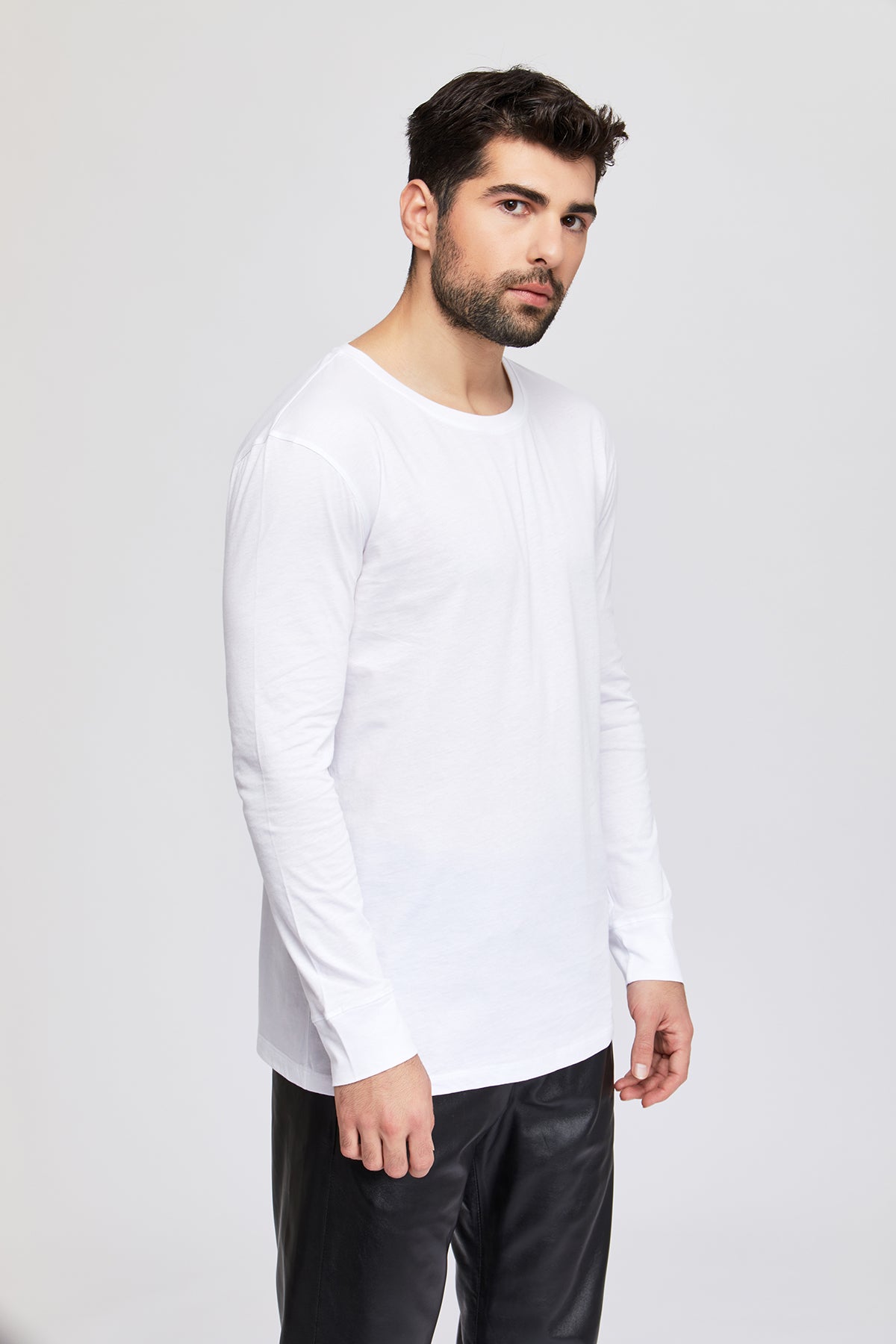 Men's long sleeve t-shirts 100 % great quality Turkish Pima cotton preshrunk. Winter, cold weather essentials. Preshrunk.