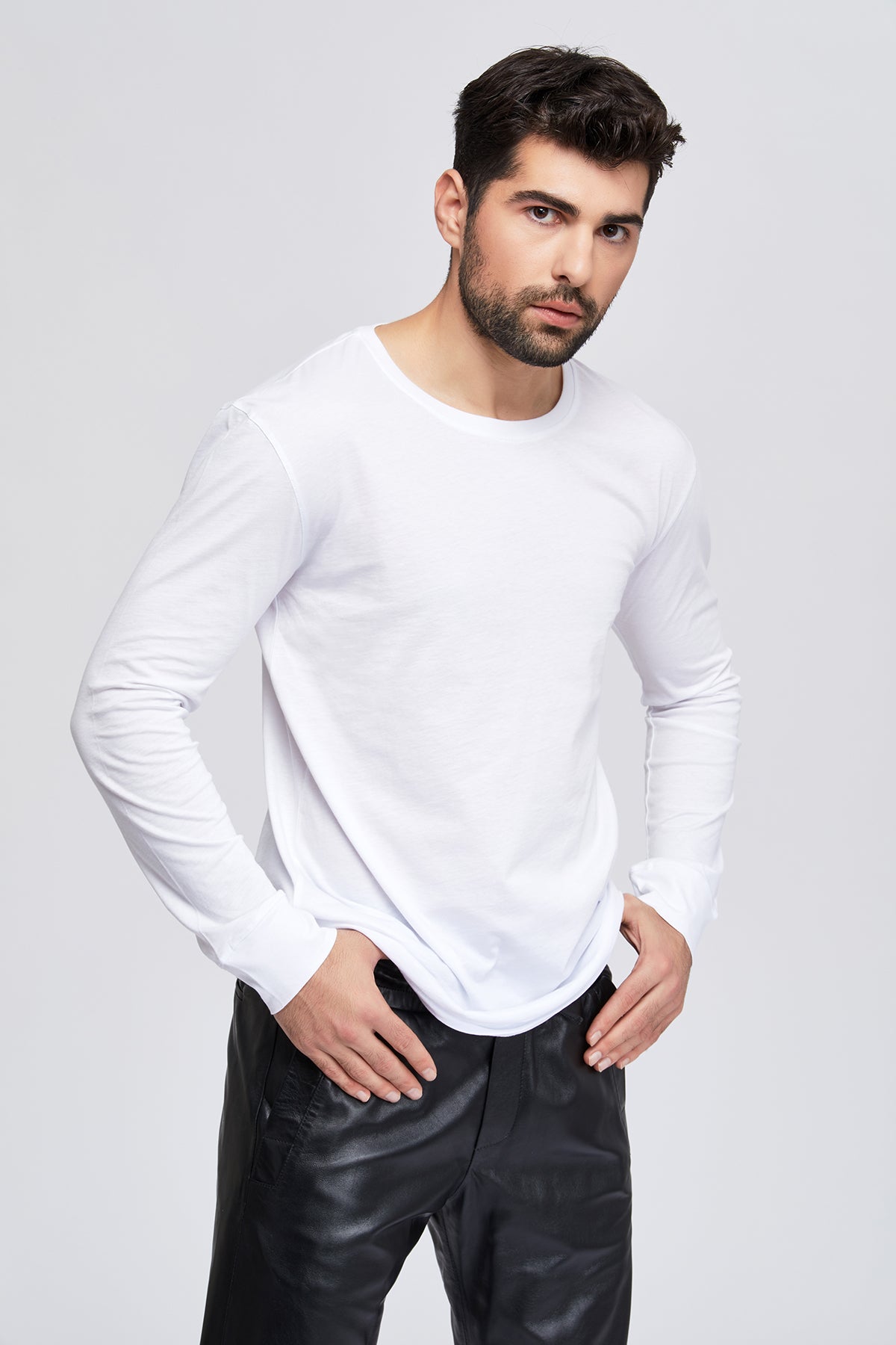 Men's long sleeve t-shirts 100 % great quality Turkish Pima cotton preshrunk. Winter, cold weather essentials. Preshrunk.