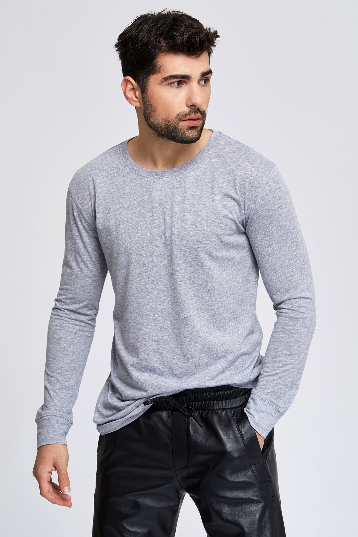 Men's long sleeve t-shirts 100 % great quality Turkish Pima cotton preshrunk. Winter, cold weather essentials. Preshrunk.