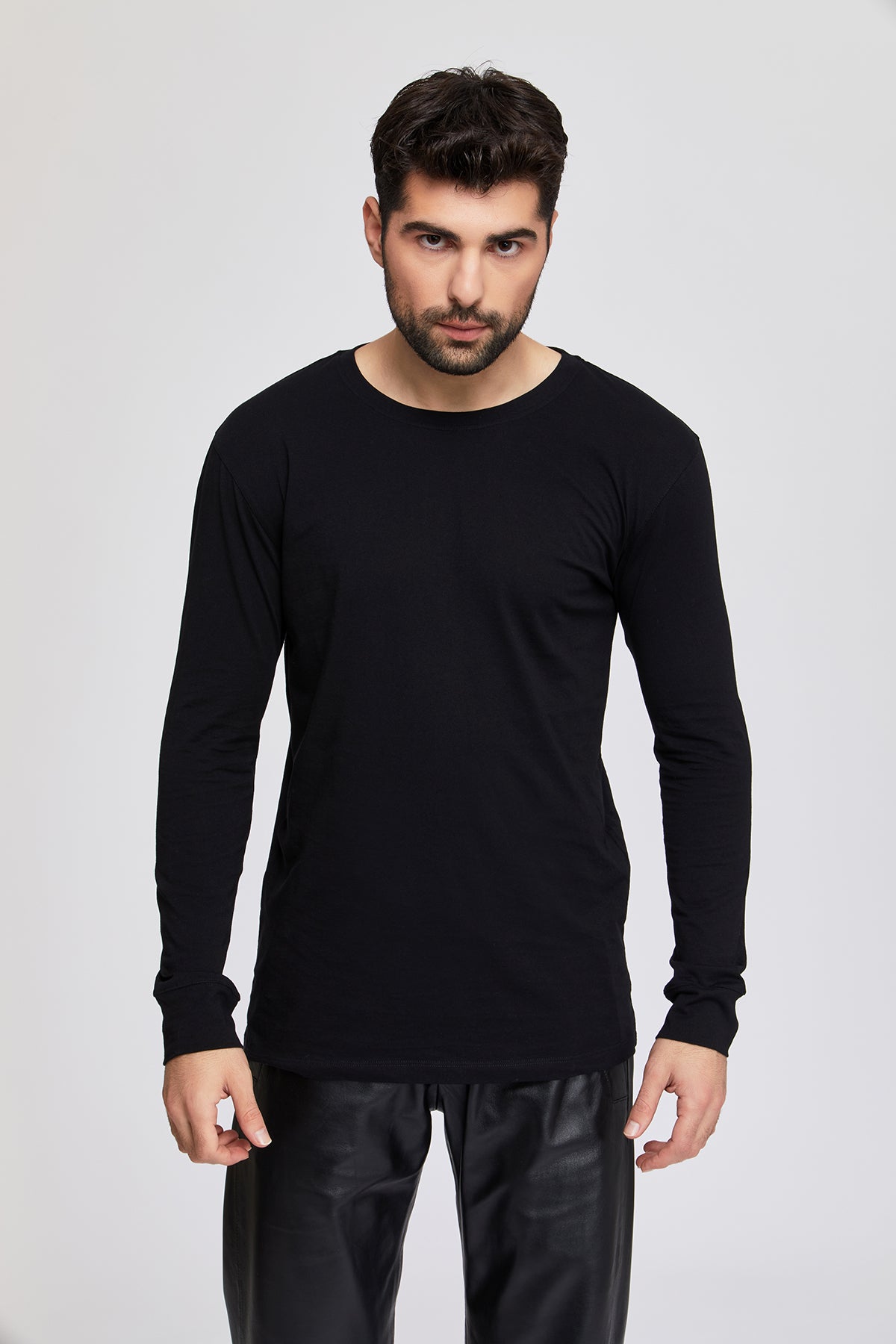 Men's long sleeve t-shirts 100 % great quality Turkish Pima cotton preshrunk. Winter, cold weather essentials. Preshrunk.