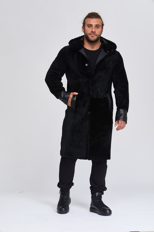 Men's shearlings winter overcoats. 100 % Turkish Sheepskin. Winter essentials in great design. Luxurious shearlings for men.
