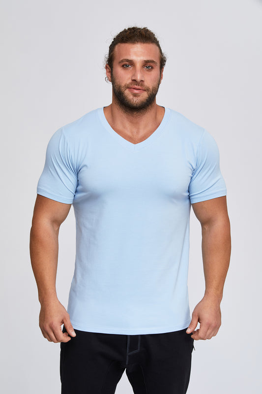 Men's contemporary V-Neck t-shirts. 100 % Great Quality Turkish Pima cotton. Luxurious, stylish. HUGE WINTER SALE.