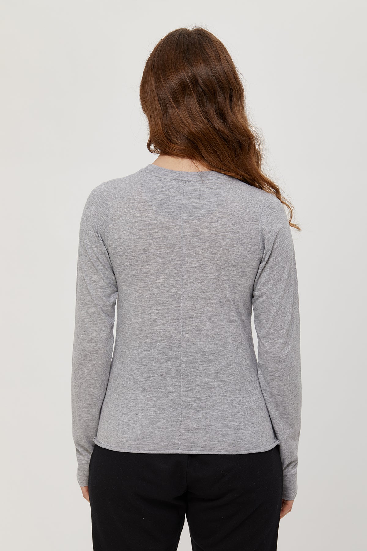 Women's contemporary long sleeve t-shirts. Tops-Tees. 100 % Quality Turkish Pima cotton. Stylish-Luxurious.