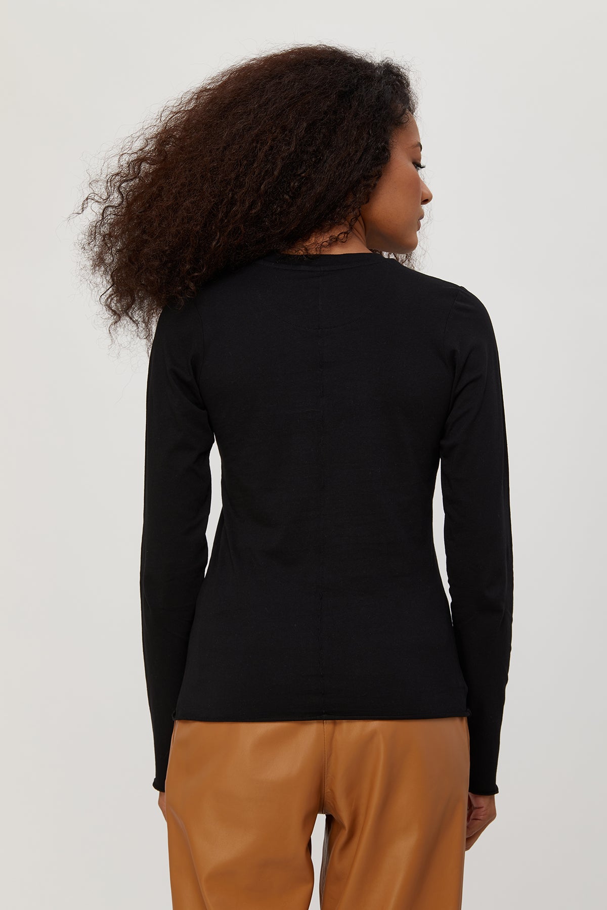 Women's contemporary long sleeve t-shirts. Tops-Tees. 100 % Quality Turkish Pima cotton. Stylish-Luxurious.
