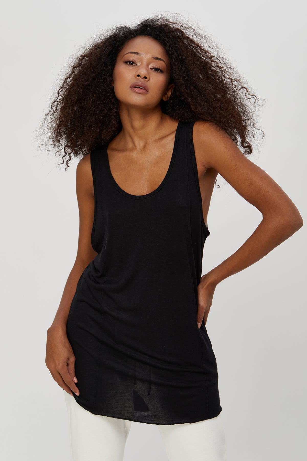 Women's tank tops. 100 % Turkish Pima cotton. Great quality. Tunic style. Preshrunk. Work Out. Sports. Gym. Yoga. Tank Top.
