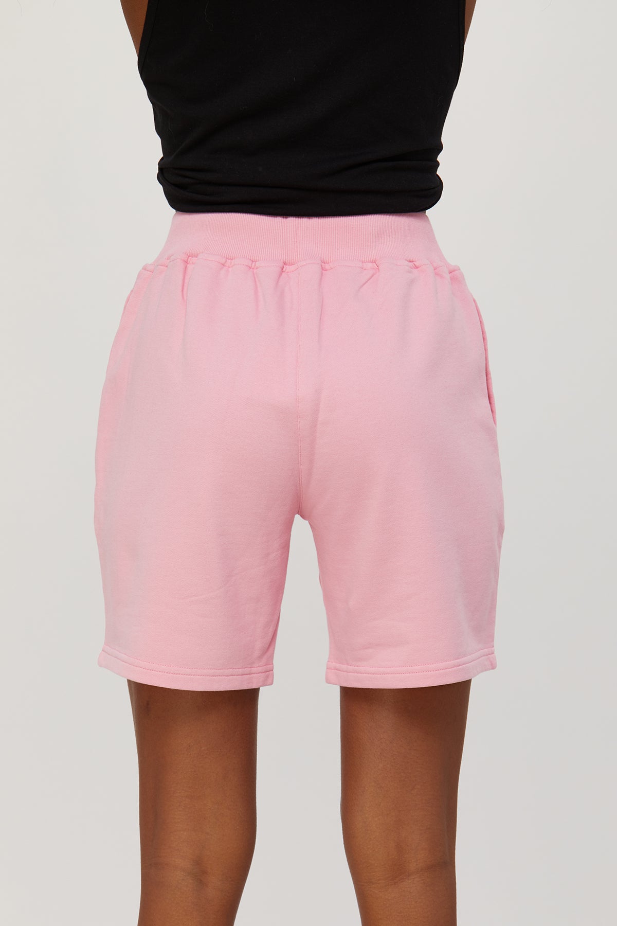 Women's sports shorts. 100 % Turkish Pima cotton. Preshrunk. Side Pockets. Drawstring elastic waist band.. Gym. Work Out. Yoga, Fitness.